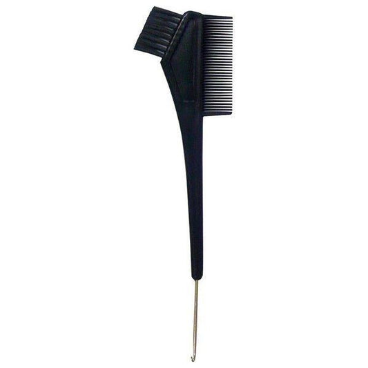 Comair Health & Beauty Comair Metal Rat Tail Comb and Brush - Black 764048