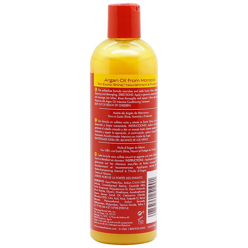 Creme of Nature Argan Oil Moisture & Shine Shampoo 354ml | gtworld.be 