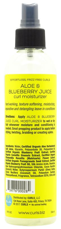 Curls Curls Aloe & Blueberry Juice Curl Moisturizer 236ml