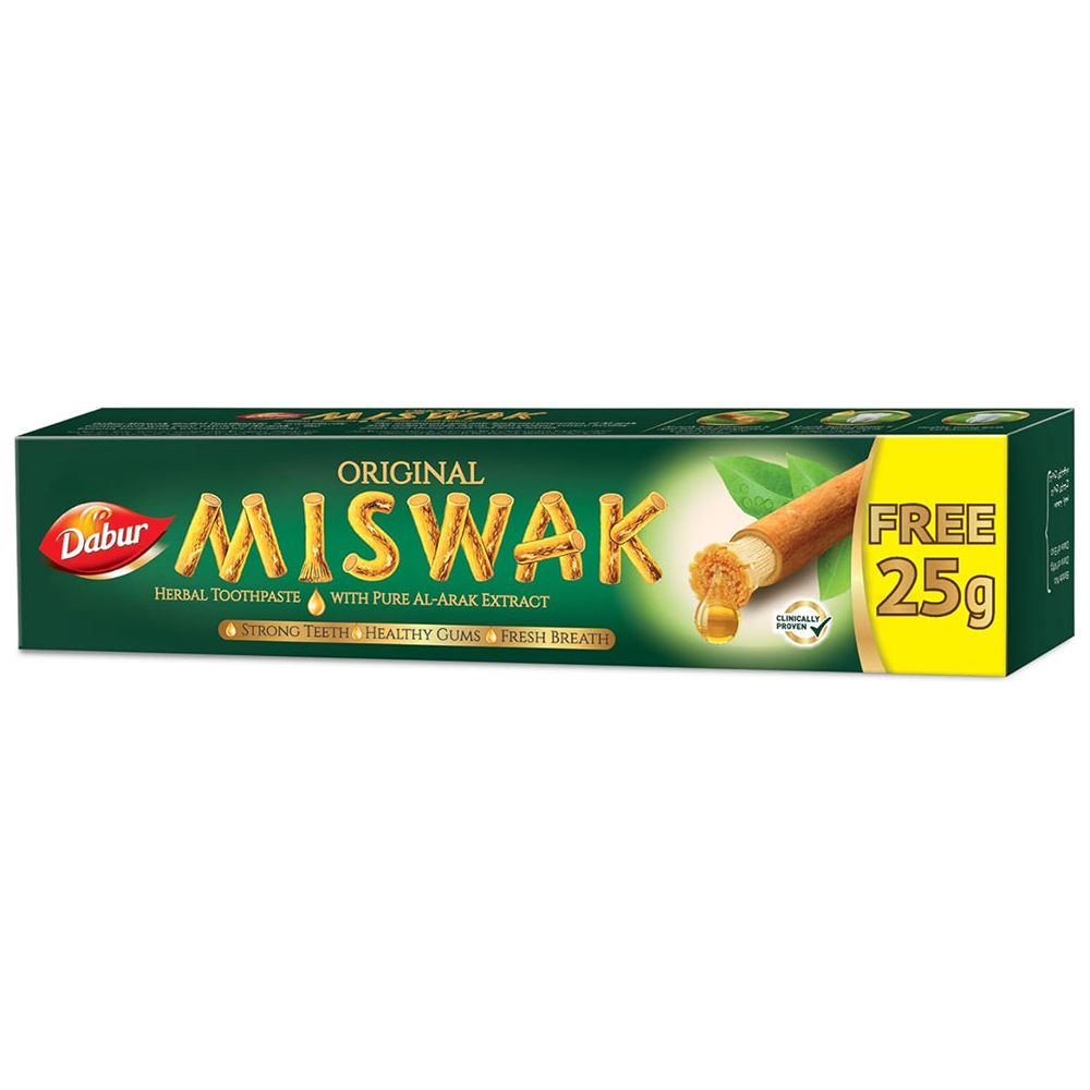 Dabur Amla Health & Beauty Dabur Miswak Toothpaste (50 + 25g Free) For Healthy Gums & Fresh Breath