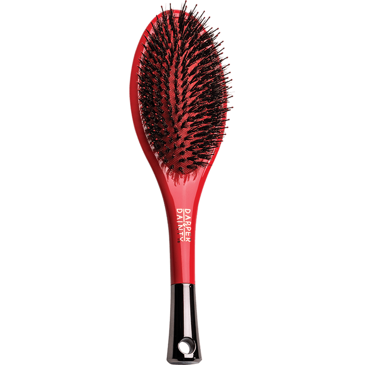 Dapper and Dainty Health & Beauty Dapper and Dainty - Brosse Ovale Démêlante Corail à Poils de Sanglier