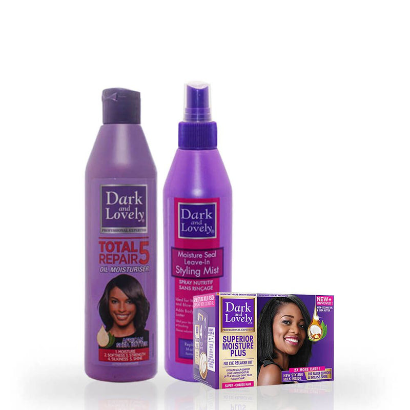 Dark and Lovely Dark & Lovely Hair Relaxer Regimen bundle