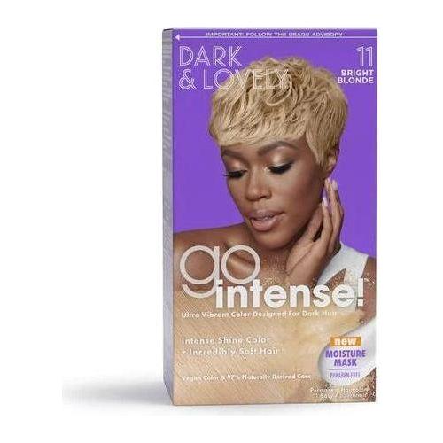 Dark and Lovely Health & Beauty 11 Bright Blonde Dark and Lovely Soft Sheen-Carson Go Intense Ultra Vibrant Color On Dark Hair