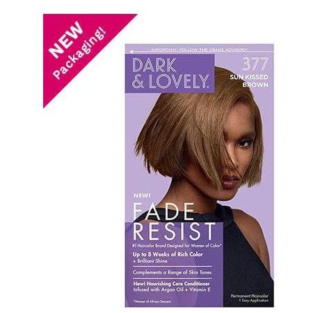 Dark and Lovely Health & Beauty 377 Sunkissed  Brown Dark and Lovely Soft Sheen-Carson Fade Resist Rich Conditioning Color