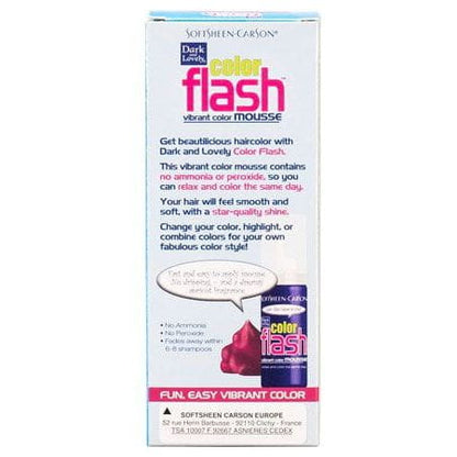 Dark and Lovely Health & Beauty Dark and Lovely Soft Sheen-Carson Color Flash Vibrant Color Mousse 1.76 oz