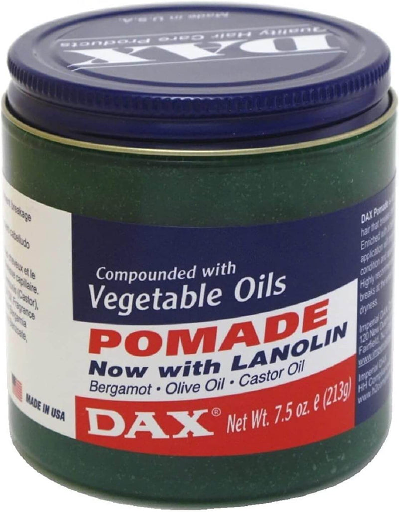 DAX Vegetable Oils POMADE Now with LANOLIN 213g | gtworld.be 