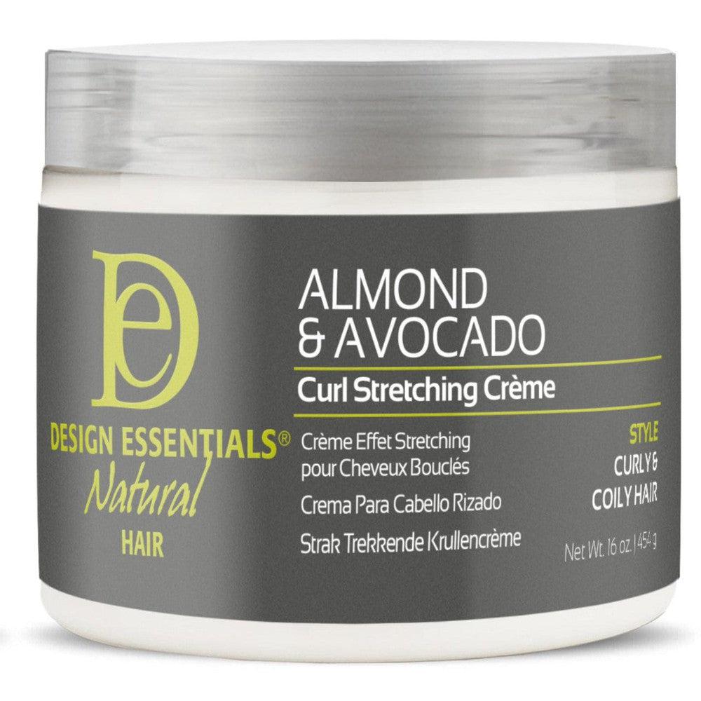 Design Essentials Almond & Avocado Curl Stretching Creme 16oz | gtworld.be 