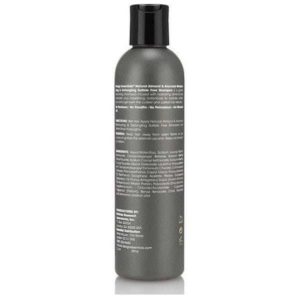 Design Essentials Health & Beauty Design Essentials Natural Almond & Avocado Moisturizing & Detangling Sulfate Free Shampoo 237ml