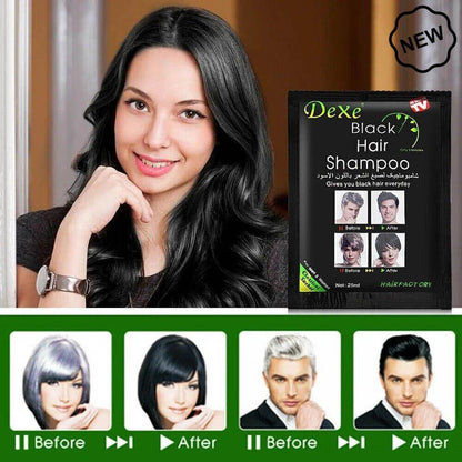 Dexe Health & Beauty Dexe Black Hair Shampoo Classic 25ml*10 Sachets