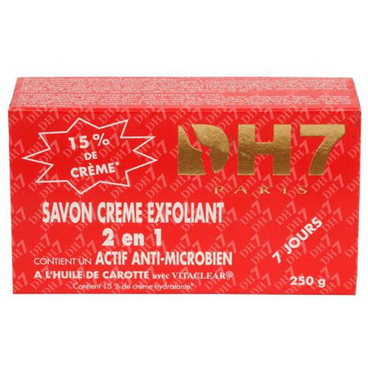 DH 7 Paris DH7 Exfoliating Cream Soap 2in1 Karottenöl und VITACLEAR 250g