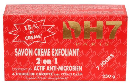 DH 7 Paris DH7 Exfoliating Cream Soap 2in1 Karottenöl und VITACLEAR 250g