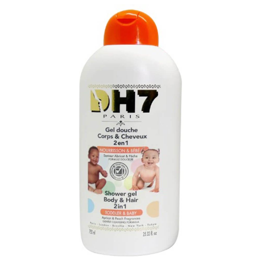 DH 7 Paris Health & Beauty DH7 Shower Gel Body & Hair 2 in 1 750ml