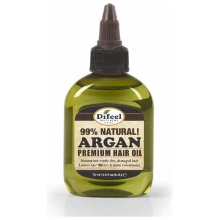 DiFeel Health & Beauty Difeel Premium Natural Hair Oil Argan 75ml