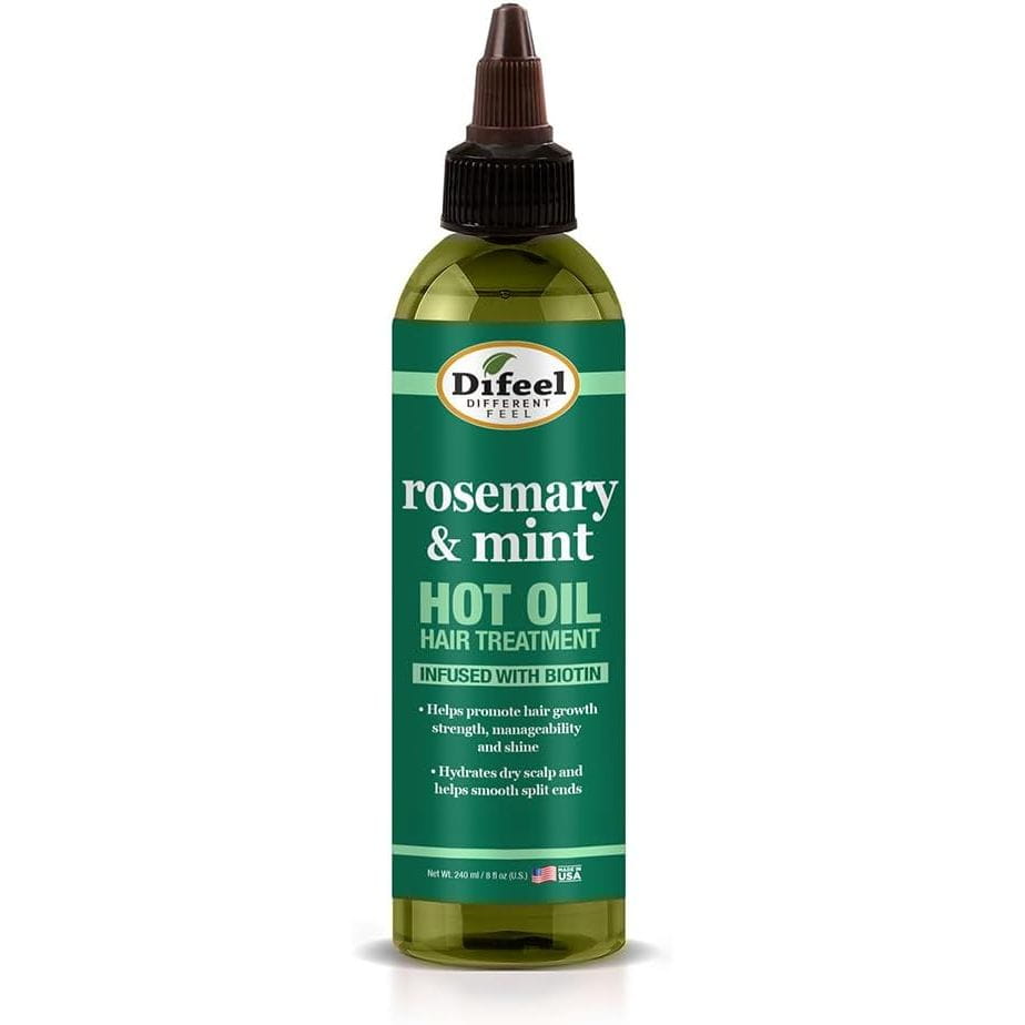 DiFeel Health & Beauty Difeel Rosemary Mint  Hot Oil Hair Treatment 8 oz