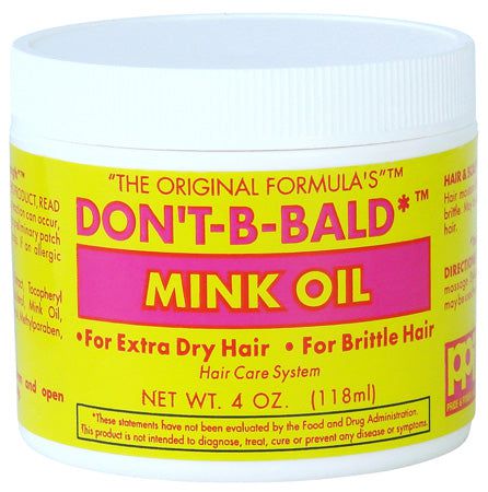 Don't-B-Bald Don't-B-Bald Mink Oil For Dry & Brittle hair[Yel/P ink] 118g
