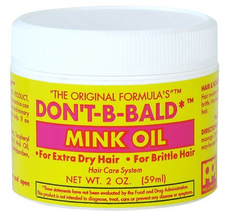 Don't-B-Bald Don't-B-Bald Mink Oil For Dry & Brittle hair[Yel/P ink] 59ml