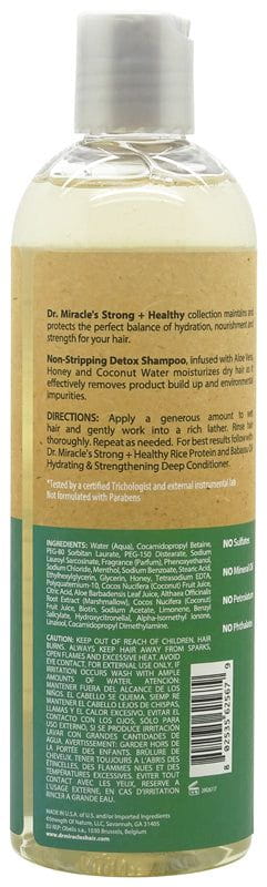 Dr. Miracle's Dr. Miracle's Aloe Vera & Honey Non-Stripping Detox Shampoo 355ml