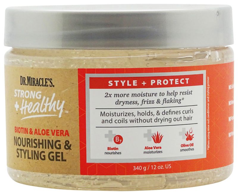 Dr. Miracle's Dr. Miracle's Biotin & Aloe Vera Nourishing & Styling Gel 340g