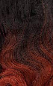 Dream Hair 14" = 35 cm / Braun-Rot Mix Ombré