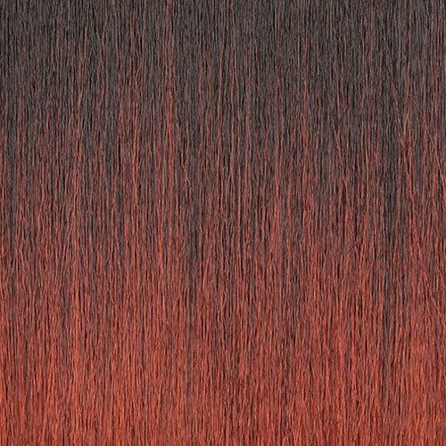 Dream Hair 14" = 35 cm / Schwarz-Rot Mix Ombré