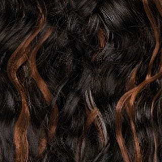 Dream Hair 14" = 35 cm / Schwarz-Rot Mix P1B/130 Dream Hair S-Body Weft Cheveux synthétiques