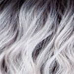Dream Hair 16" = 40 cm / Schwarz-Silber-Grau Mix