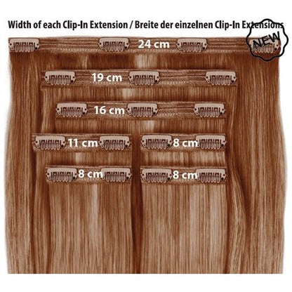 Dream Hair 7pcs Clip - in Loose Curl Extensions Set Premium Kunsthaar 24" - Gtworld.de