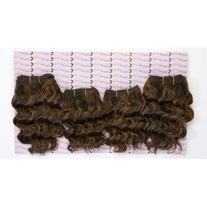 Dream Hair Afro Deep Wave 5"/12cm, 8"/20cm (4pcs) Human Hair Color:1 - Gtworld.de