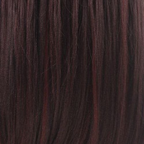 Dream Hair Braun-Rotbraun Mix FW99C/35B WIG Jamaica Collection P Feines geflochtenes Spitzen-Kunsthaar, Kunsthaar Perücke