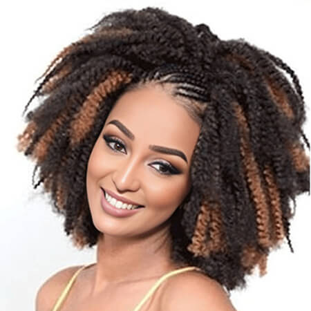 Dream Hair Dream Hair 3x Pre-Fluffed Afro Kinky Braid Cheveux synthétiques 20'' / 24''
