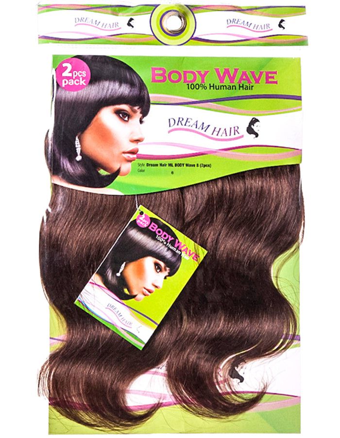 Dream Hair Dream Hair ML Körperwelle 8" Echthaar (2er Pack)