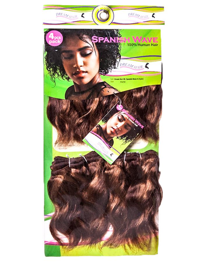 Dream Hair Dream Hair ML Spanische Welle 8 "Echthaar (4 Stücke/Pack)