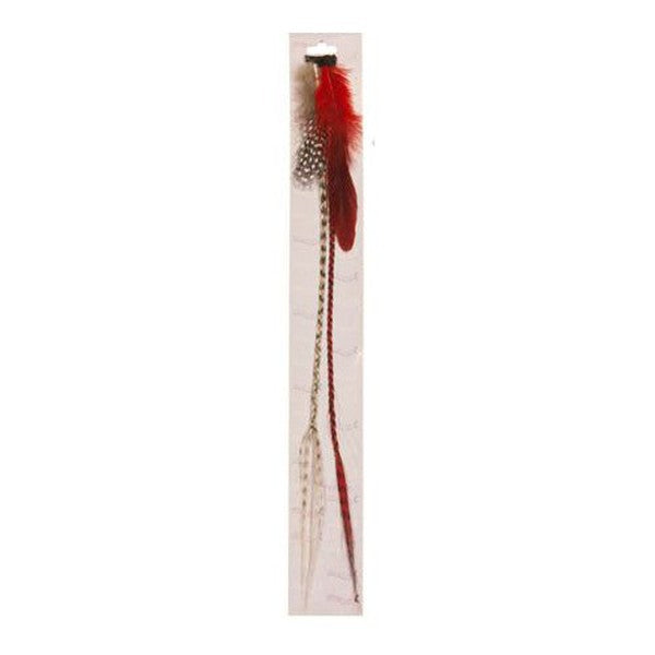 Dream Hair Dream Hair One Clip-In Feather Extensions Synthetic Hair, Feder Haarteil Kunstha