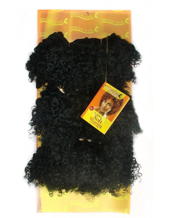 Dream Hair Dream Hair S-Afro Soft Weaving Synthetic Hair (3Pcs.)