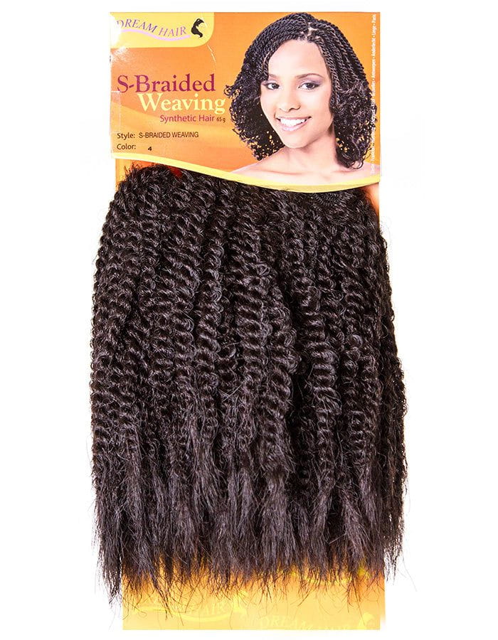 Dream Hair Dream Hair S-Braided Weaving Synthetic Hair 8"/20Cm, 65G
