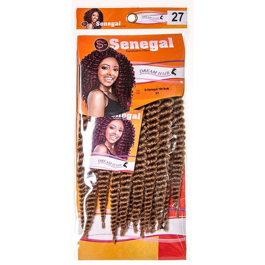 Dream Hair S-Senegal 100 Bulk Length 10"/25cm Synthetic Hair | gtworld.be 