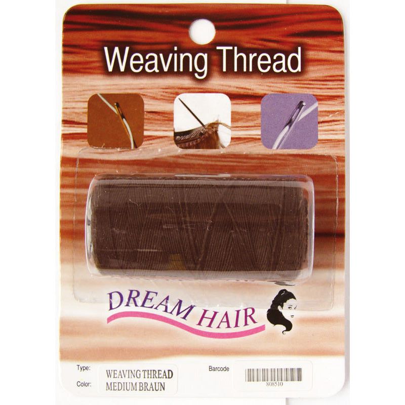Dream Hair Dream Hair Weaving Thread, Medium Brown, 3cm