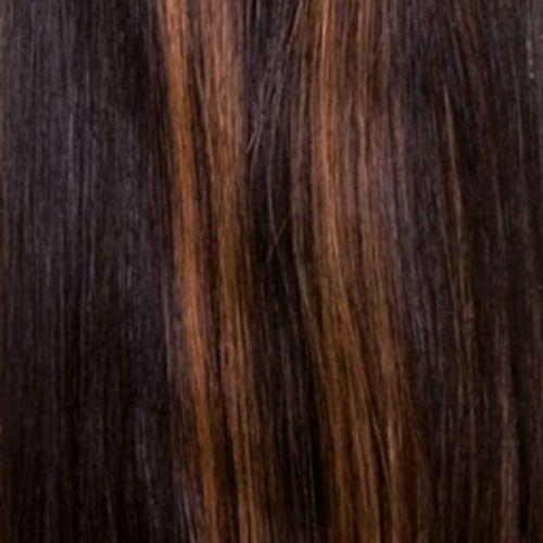 Dream Hair Health & Beauty 14" = 35 cm / Schwarz-Braun Mix FS1B/30 Dream Hair H&S Weaving DEEP Wave Human & Premium Synthetic Hair