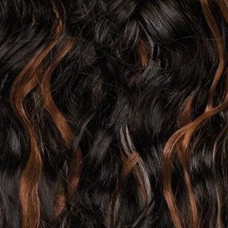 Dream Hair Health & Beauty 14" = 35 cm / Schwarz-Rot Mix P1B/130 Dream Hair S-Body Weft Synthetic Hair