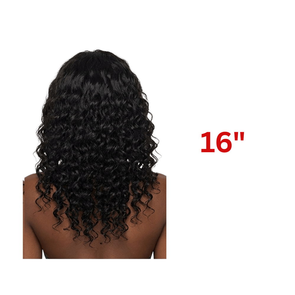 Dream Hair Health & Beauty 16" Dream Hair - Half Wig Deep Wave Natural color 16"/20"