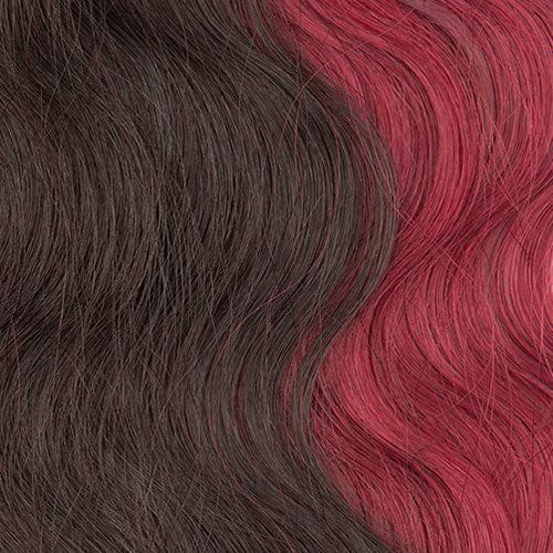 Dream Hair Health & Beauty 24" = 60 cm / Mittelbraun-Burgundy Mix #P4/118 Dream Hair S-Body Weft Synthetic Hair