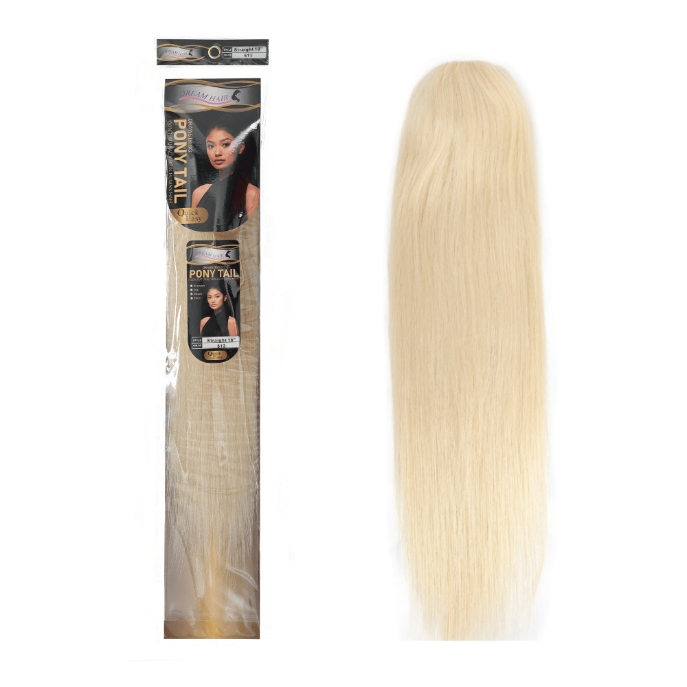 Dream Hair Health & Beauty 613 Dream Hair Human Hair Ponytail Straight 18"