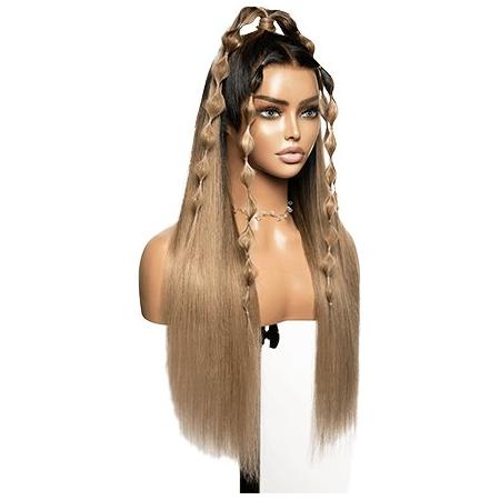 Dream Hair Health & Beauty Dream Hair 6 CH Brazilian Virgin Lace Front Wig 18" N289 Straight