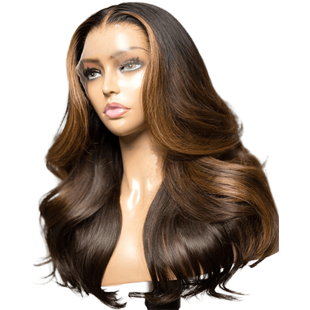 Dream Hair Health & Beauty Dream Hair 6 CH Indian Virgin Lace Front Wig 16" SP101