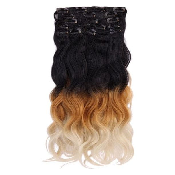 Dream Hair Health & Beauty Dream Hair 8 Clip-In Ombre Extensions Synthetic Hair