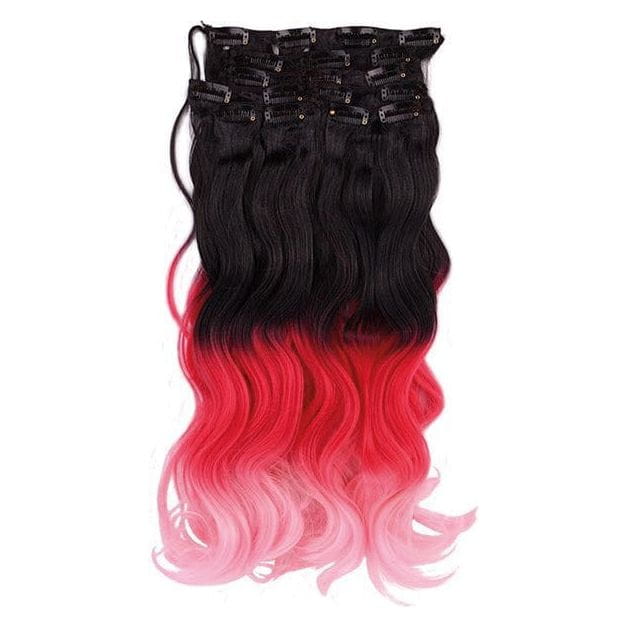 Dream Hair Health & Beauty Dream Hair 8 Clip-In Ombre Extensions Synthetic Hair