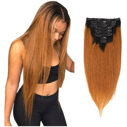 Dream Hair Health & Beauty Dream Hair 8 Clip-In Ombre Extensions Synthetic Hair