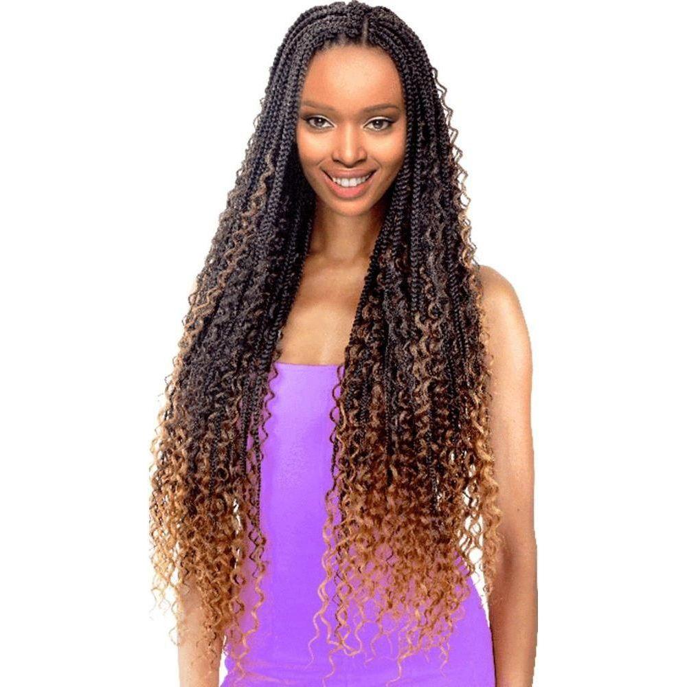 Dream Hair Health & Beauty Dream Hair Boho Hippie Crochet Braid Kunsthaar 22" & 28"