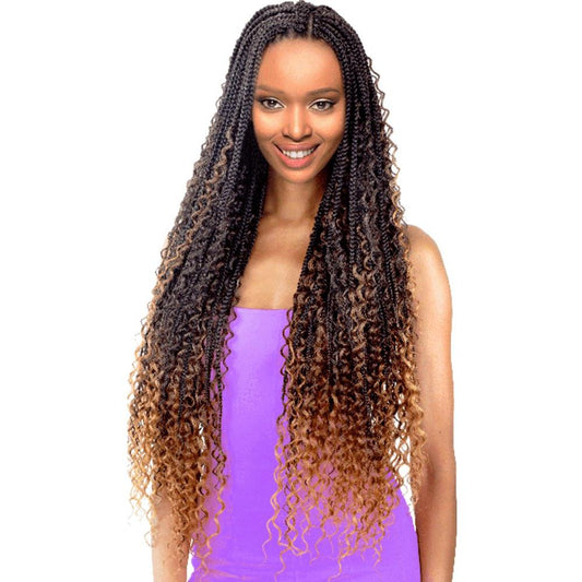 Dream Hair Health & Beauty Dream Hair Boho Hippie Crochet Braid synthetic hair 28'' 150g