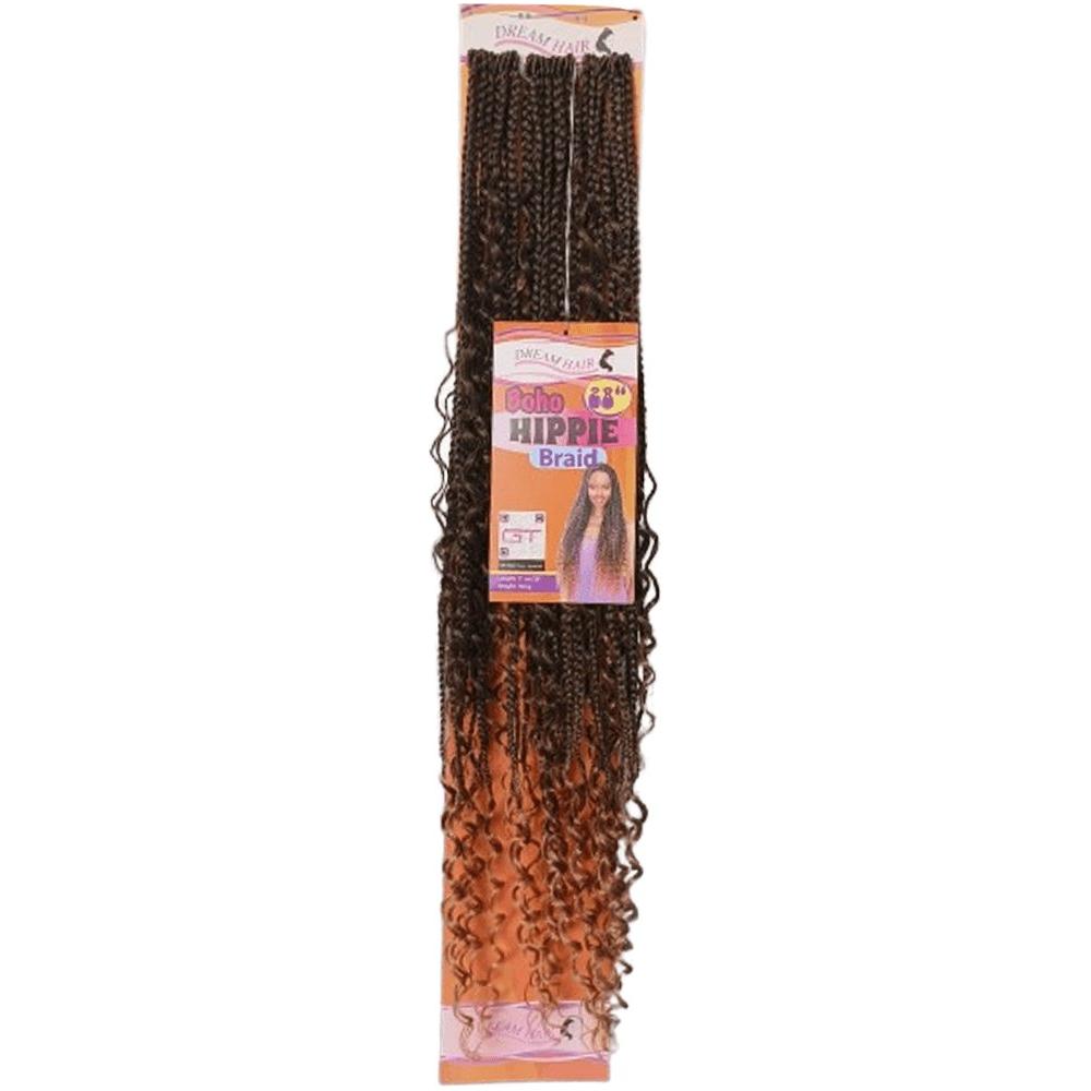 Dream Hair Health & Beauty Dream Hair Boho Hippie Crochet Braid synthetic hair 28'' 150g